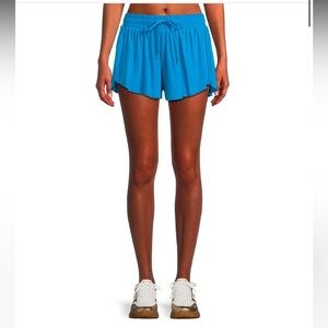 GB Mid Rise Flippy Shorts Diva Blue Small